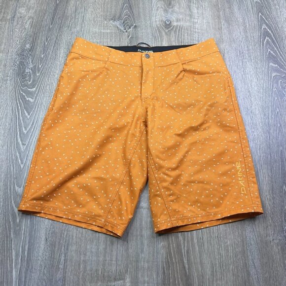 Dakine Shorts Men's Size L Large Orange Hoof Print Active Hiking Shorts - Picture 1 of 11